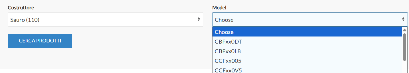 Scegli ill modelli del morsetto da circuito stampato