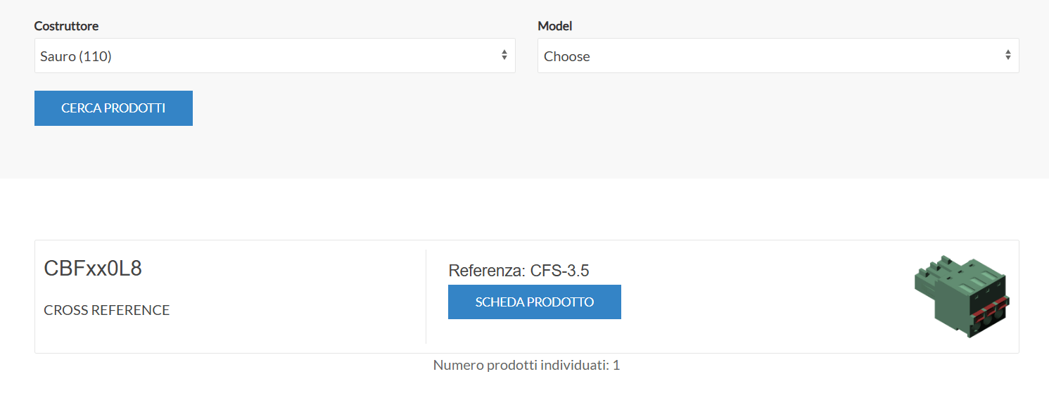 Ottieni il risultato ricerca morsetto da circuito stampato